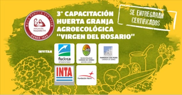 CAPACITACIÓN HUERTA GRANJA AGROECOLÓGICA VIRGEN DEL ROSARIO