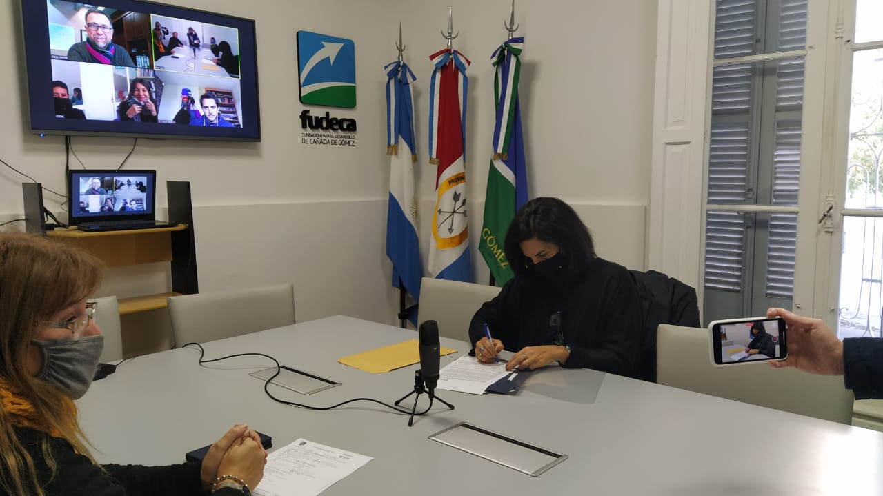 FIRMAMOS UN CONVENIO DE COLABORACIÓN TÉCNICA CON EL INSTITUTO DE CAPACITACIÓN Y ESTUDIOS PARA EL DESARROLLO LOCAL DE LA CIUDAD DE RAFAELA