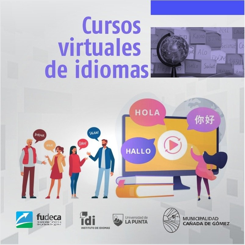 INSCRIPCIONES ABIERTAS A CURSOS VIRTUALES DE IDIOMAS EXTRANJEROS